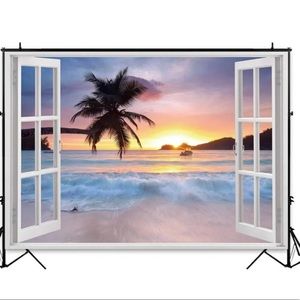 Window backdrop photography size 7x5 ft